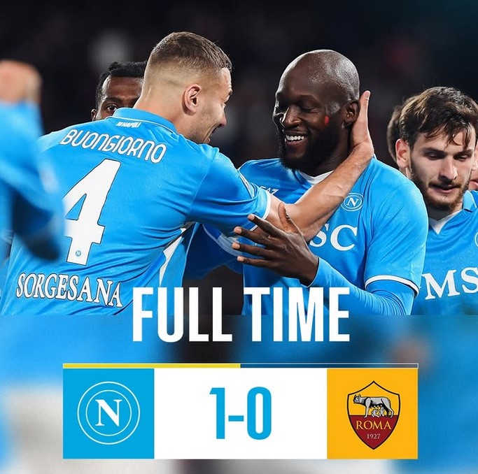 Napoli Kembali Kuasai Puncak Serie A Setelah Tundukkan AS Roma 1-0