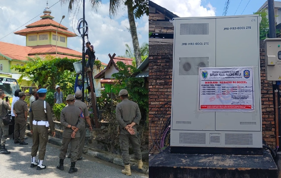 Wah! MyRepublic Beroperasi Tanpa Izin di Kabupaten Batang Hari, Gardu Induk Langsung Disegel