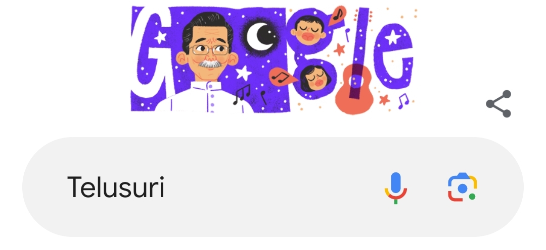 Orang Palembang Jadi Google Doodle Hari Ini: Inilah Sosok AT Mahmud, Pencipta Lagu Anak Legendaris