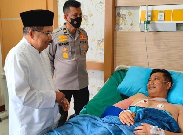 Dijenguk Jusuf Kalla, Ini Update Kondisi Kesehatan Kapolda Jambi Terkini, Menurut Wakapolda Jambi  