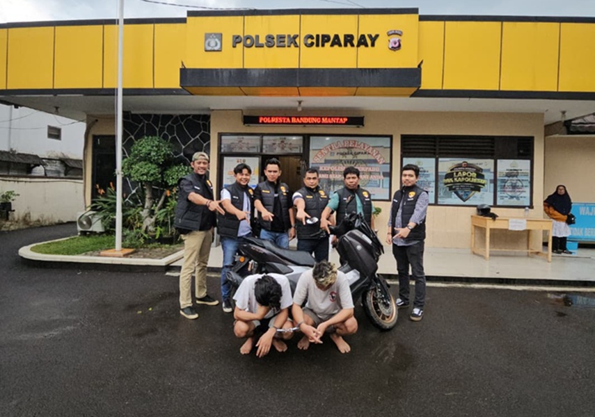 Gaspol! Kabur dari Jambi, 2 Maling Motor Ini Ditangkap Polsek Jelutung di Bandung