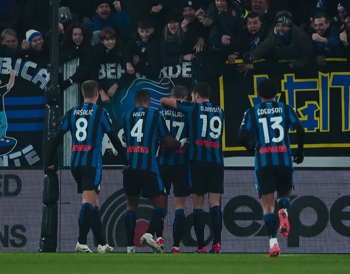 Atalanta Rebut Puncak Serie A Usai Tundukkan AC Milan 2-1  