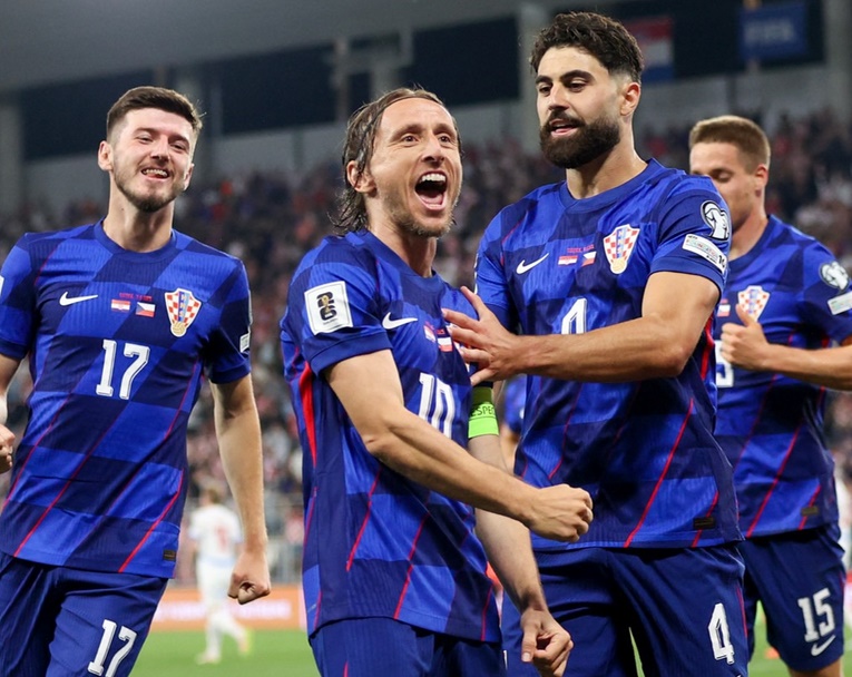 Kroasia Bantai Ceko 5-1 di Kualifikasi Piala Dunia 2026, Modric Masih On Fire!