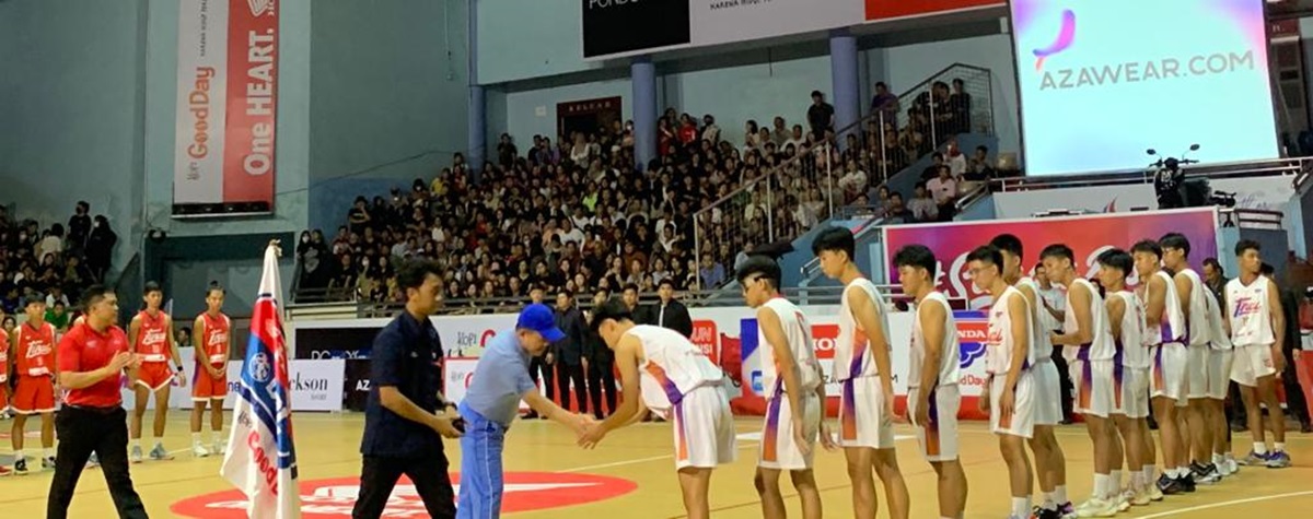 Pesan Gubernur Jambi Al Haris pada Final Honda DBL with Kopi Good Day 2023-2024 Jambi Series