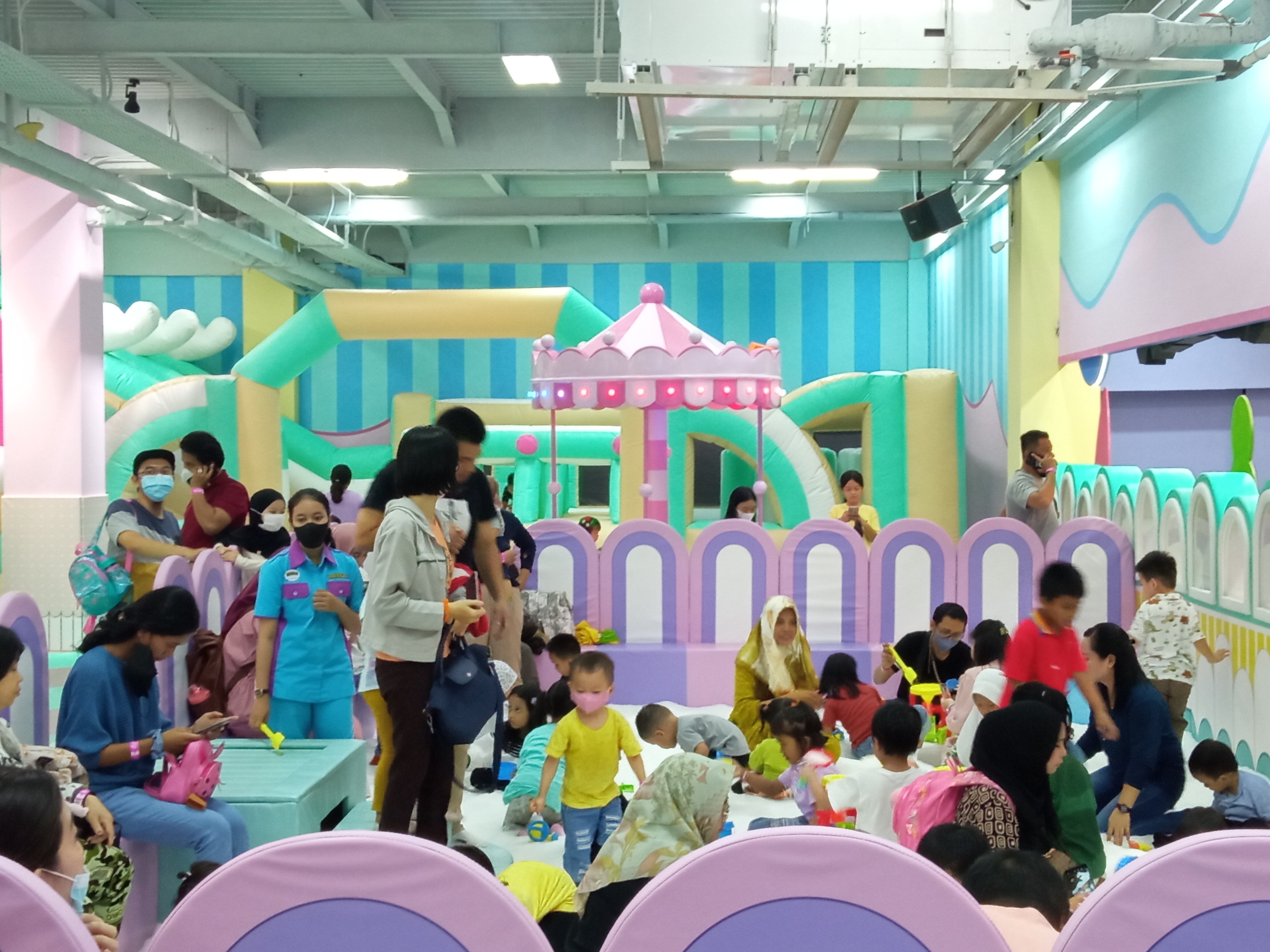 Weekend, Saatnya Ajak Anak Bermain Edukatif dan Merangsang Saraf Motorik di Kidzilla Fun World WTC Jambi Bun..