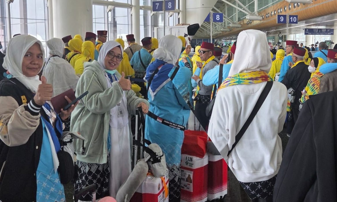 Alhamdulillah! Jemaah Haji Jambi Kloter BTH 13 Tiba di Madinah, Semua dalam Kondisi Sehat