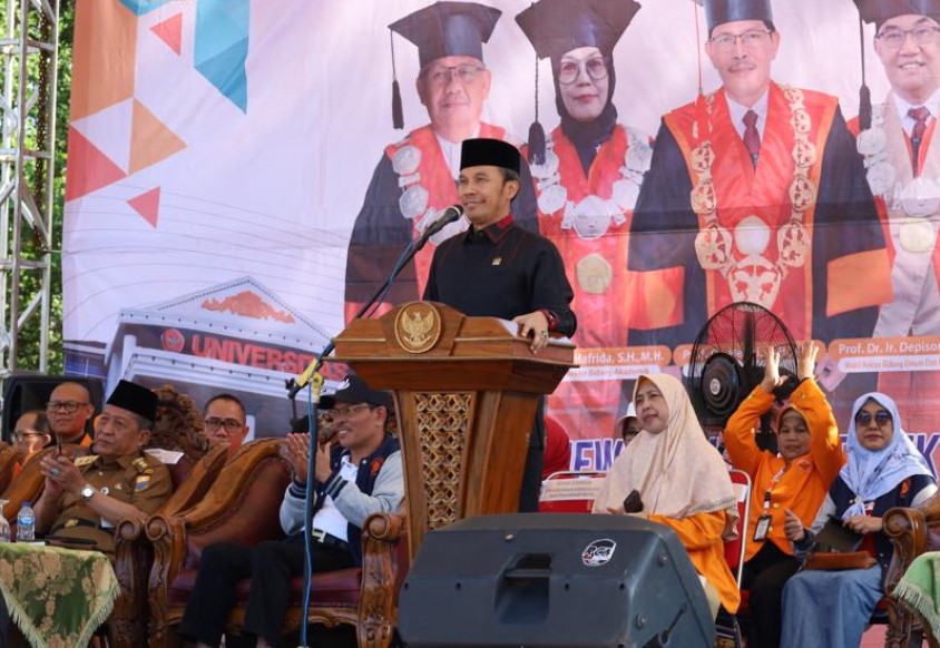 Hadiri PKKMB Unja 2024, Edi Purwanto : Mahasiswa adalah Agen Perubahan.