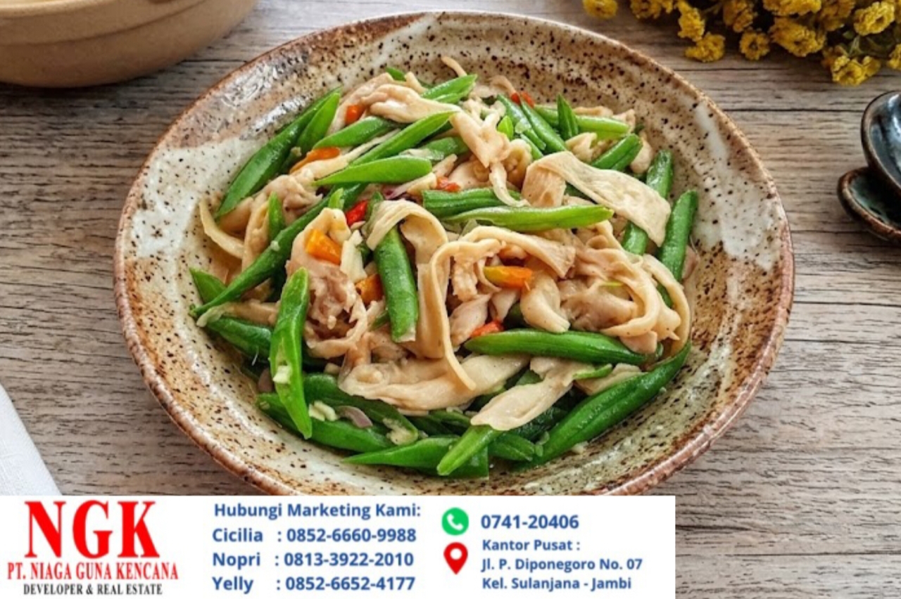 Resep Menu Sederhana di Rumah, Tumis Jamur Buncis 