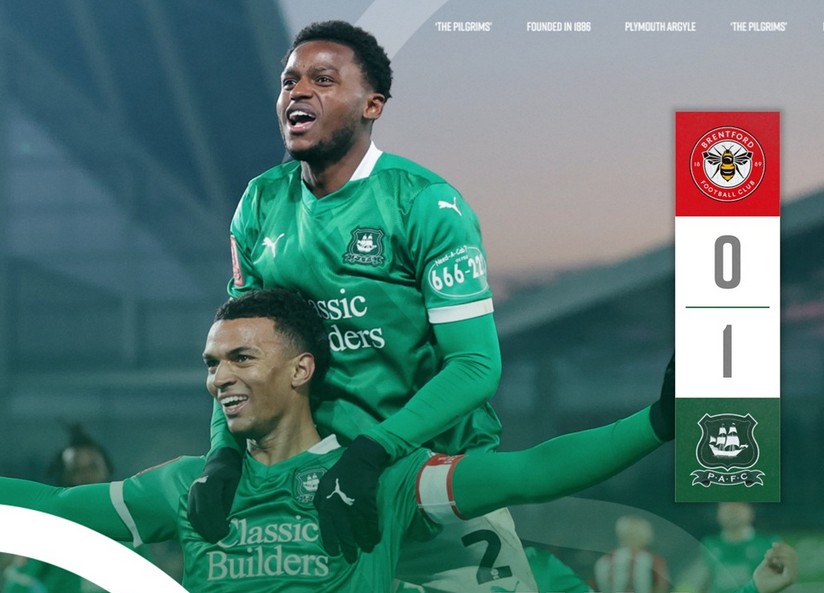 Plymouth Argyle Kejutkan Brentford dengan Kemenangan 1-0 di Piala FA, Akhiri Penantian 40 Tahun