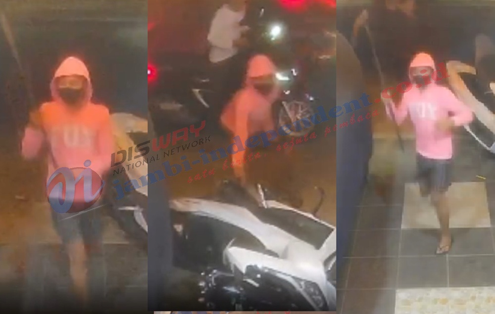 Viral! Aksi Penyerangan Berandalan Bermotor di Penyengat Olak Terekam CCTV, Polisi Buru Pelaku