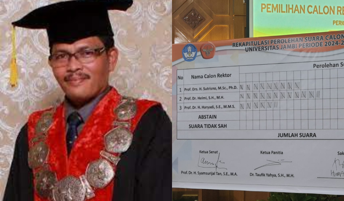 BREAKING NEWS: Prof Helmi Terpilih jadi Rektor UNJA Periode 2024-2028