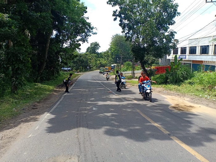Kecelakaan Motor Vs Truk Trailer di Bagan Pete Kota Jambi, 1 Orang Tewas, Sopir Truk Kabur