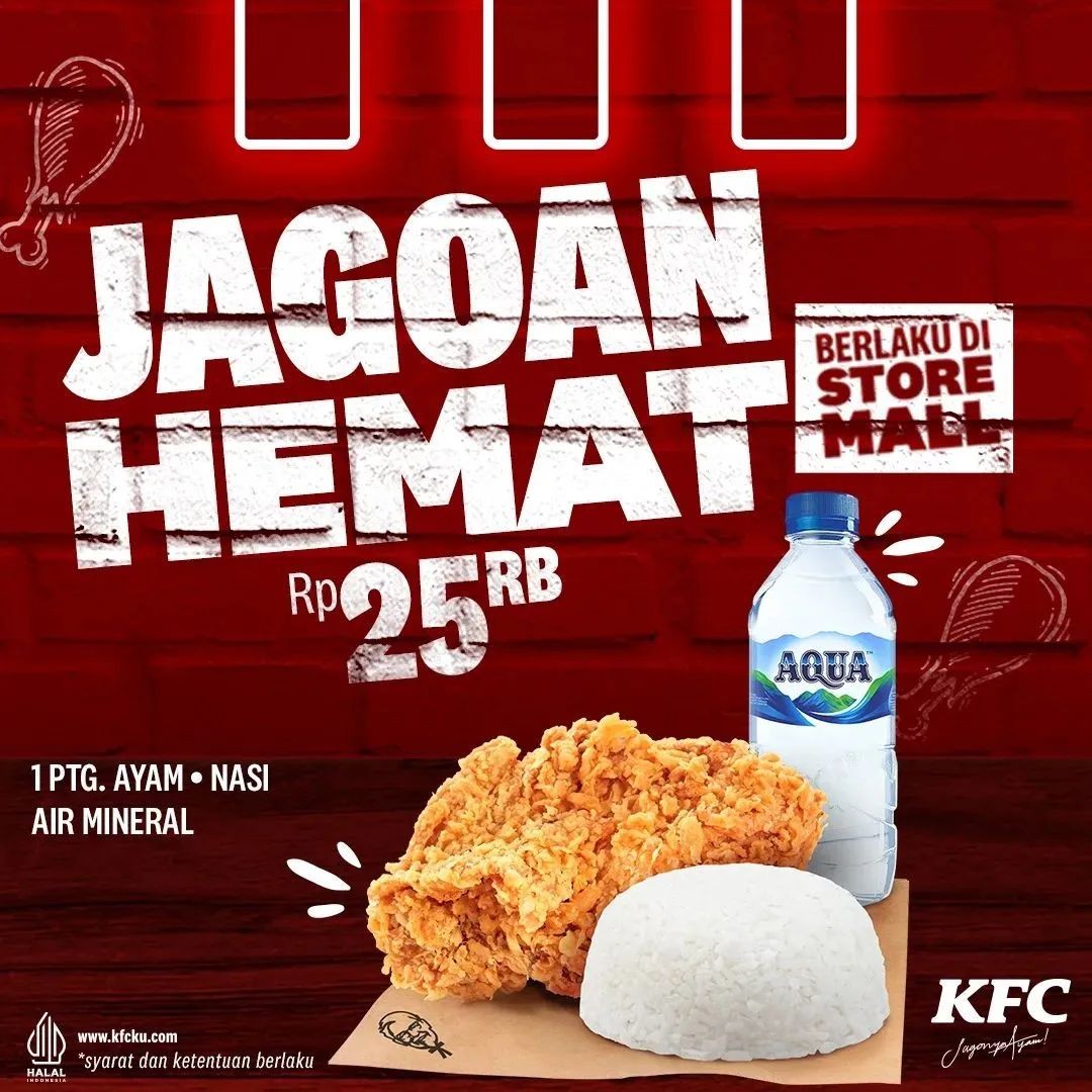 Promo KFC Hari ini, Dapatkan Kombo Jagoan Hemat dengan Harga Spesial