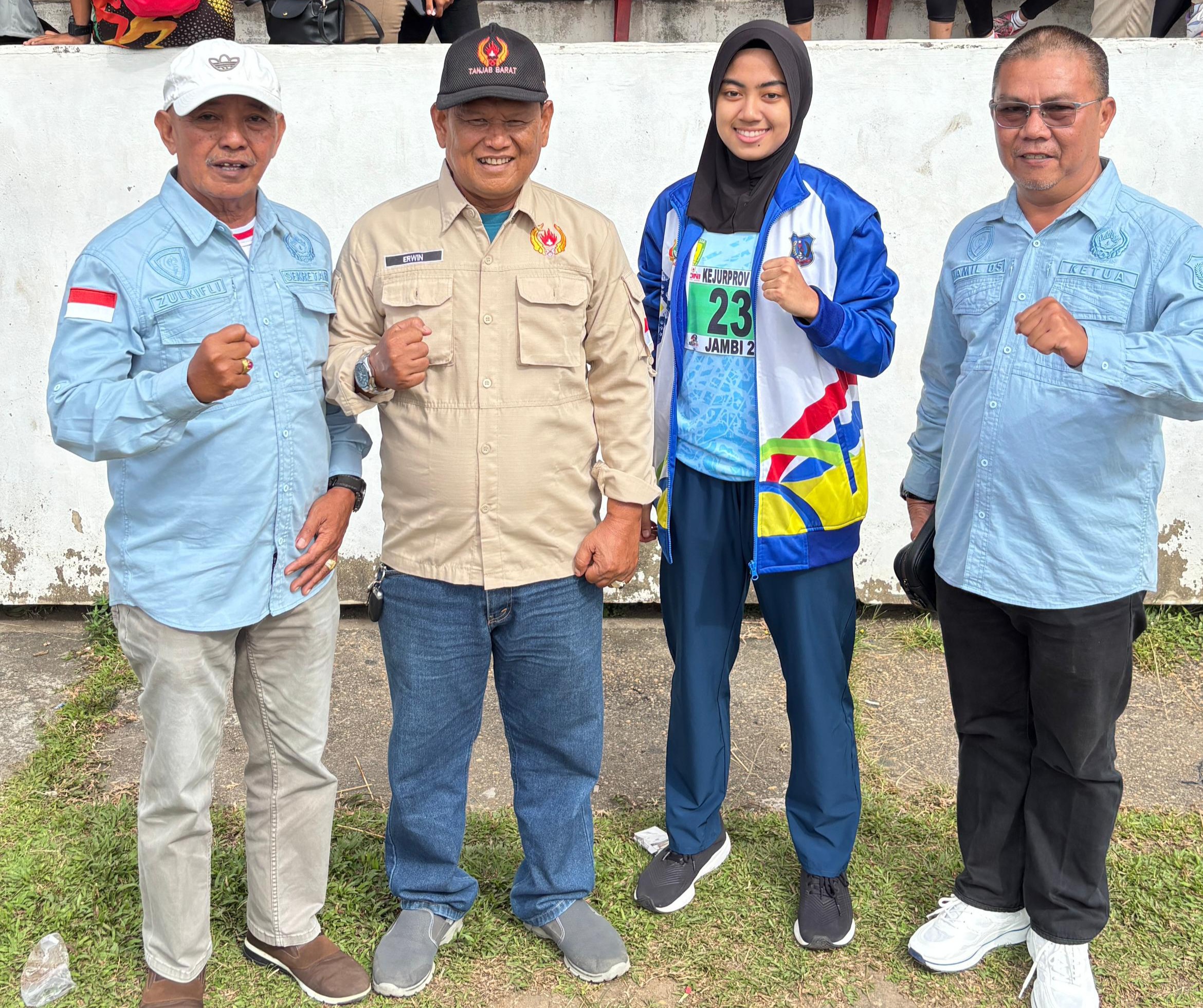 Berlaga di Kejurprov PASI, Atlet Tanjabbar sabet 3 Medali Emas Pada Hari Pertama