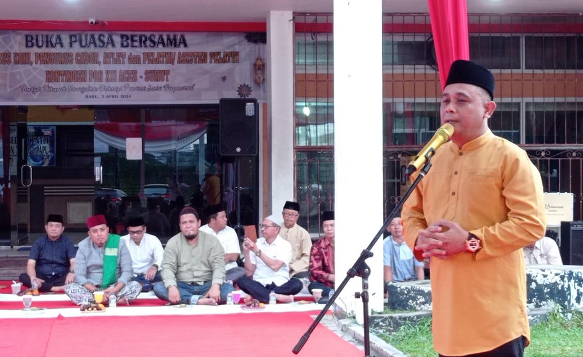 Buka Puasa dengan Pengurus Cabor, Budi Setiawan Optimis Atlet Jambi Berprestasi di PON XXI Sumut-Aceh