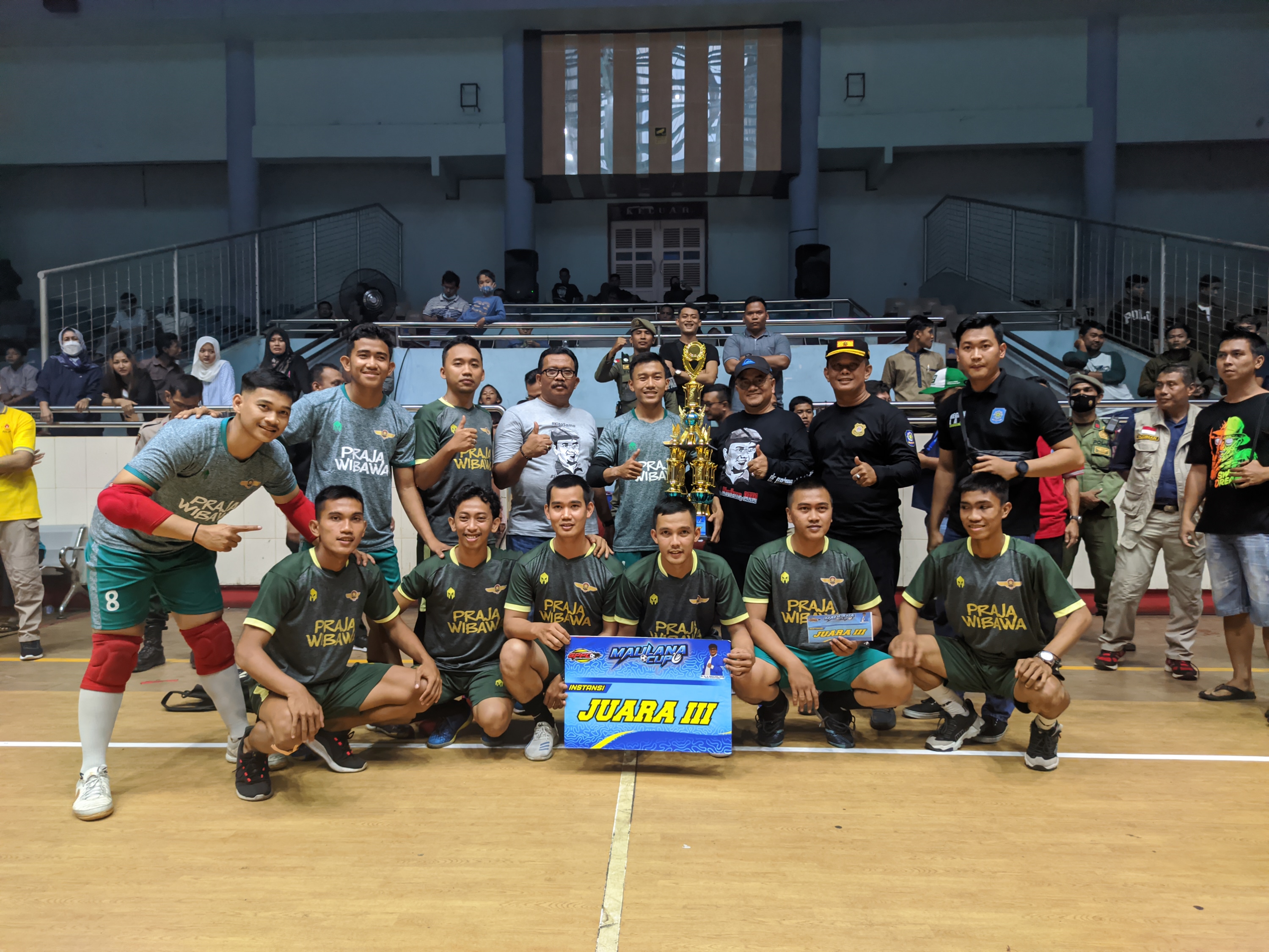 Selamat! Satpol PP Kota Jambi Juara 3 Maulana Cup Futsal Competition 2022