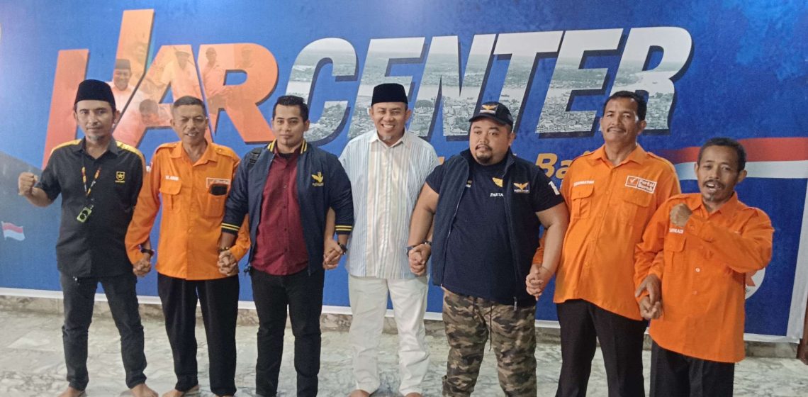 3 Partai Ini Kompak Dukung H Abdul Rahman di Pilwako Jambi 2024