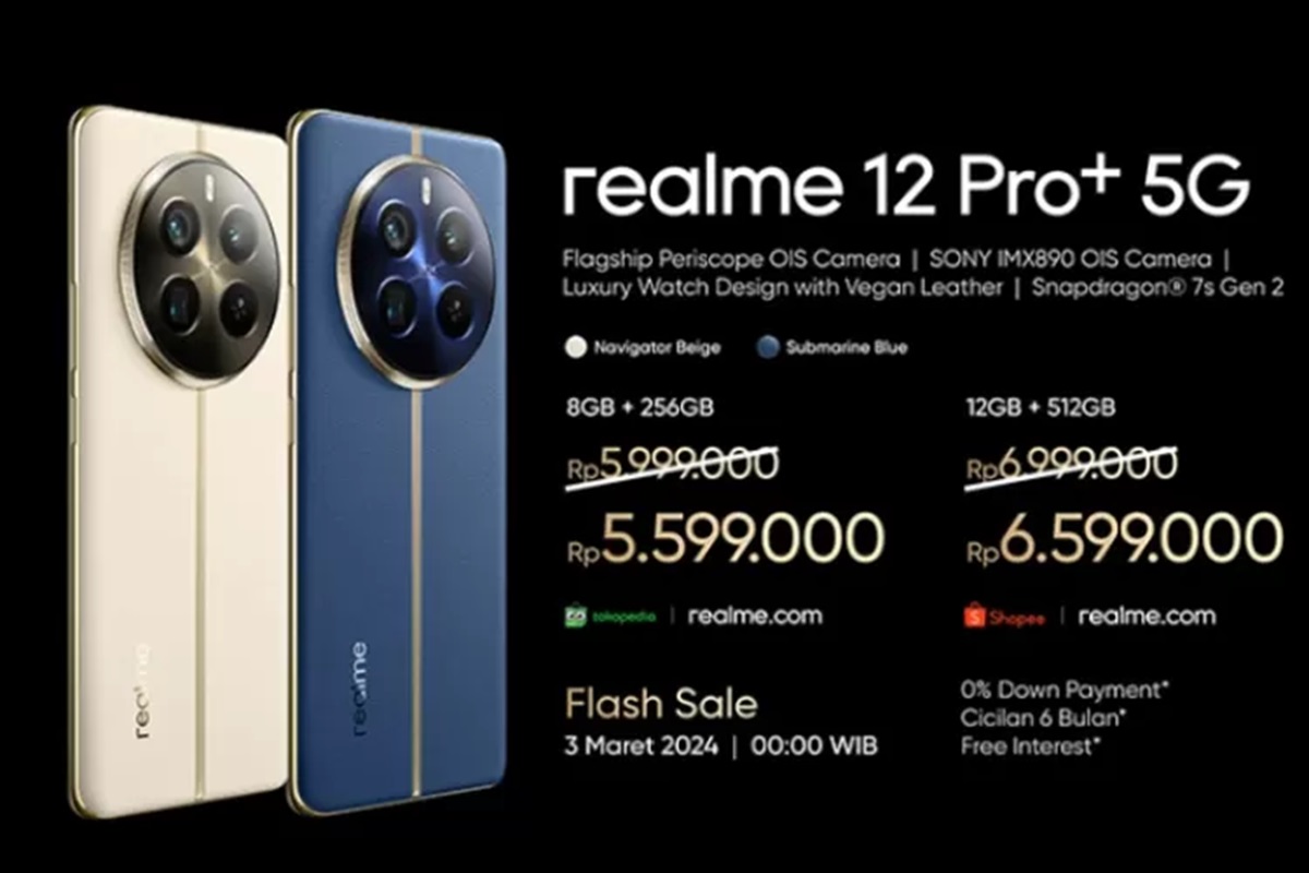 Daftar Harga 5 HP Realme Terbaru di Indonesia Tahun 2024