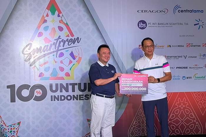 Lewat Turnamen Golf, Smartfren 100% untuk Indonesia Charity Golf Tournament Kumpulkan Donasi Rp200 Juta