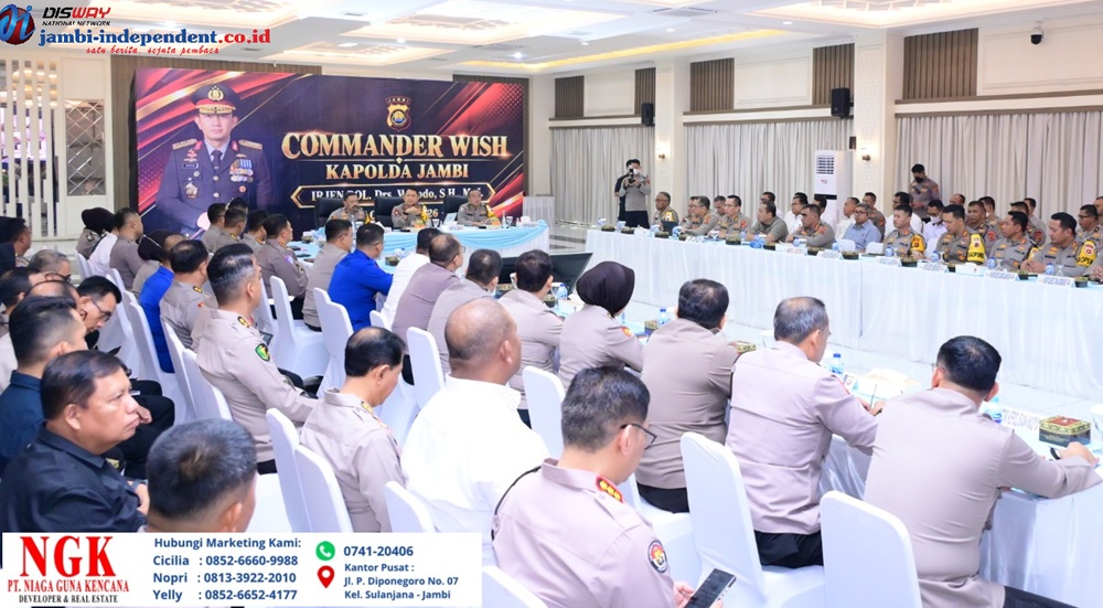Commander Wish! Ini 8 Program Prioritas Kapolda Jambi yang Wajib Dijalankan