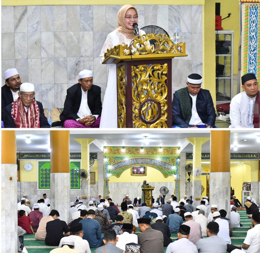 Bersama Masyarakat, Pj Wali Kota Peringati Isra' Mi'raj di Masjid Raya Magatsari Pasar Jambi