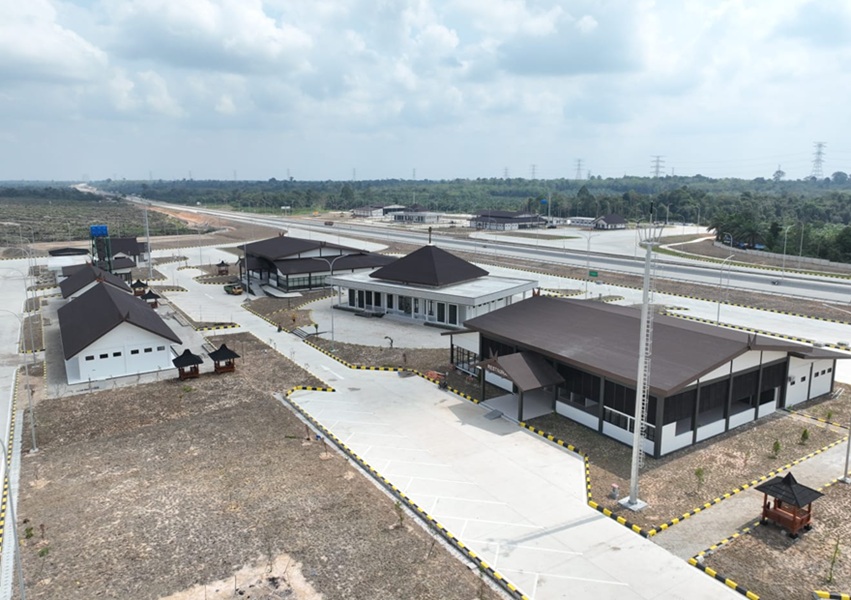 Keren! Bakal Ada Rest Area di Jalan Tol Tempino - Simpang Ness, Bernuansa Lokal Jambi Kajang Lako