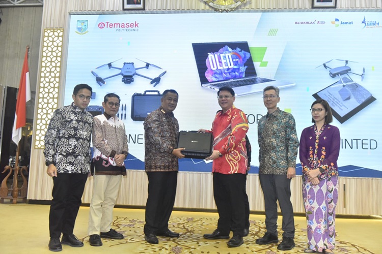 Sekda Kota Jambi A Ridwan Harap Pelatihan Drone Aerial Mapping Project dengan Temasek Polytechnic Berlanjut