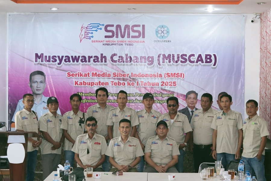 Aklamasi! Liga Marisa Kembali Pimpin SMSI Kabupaten Tebo Periode 2025- 2028