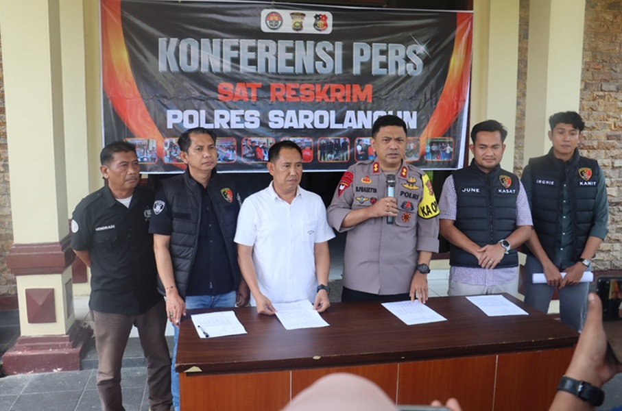 Polres Sarolangun Tetapkan 9 Tersangka Kasus Pengeroyokan Warga Batang Asai Hingga Tewas