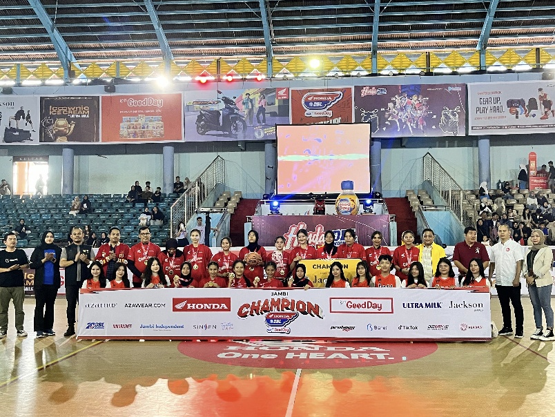 Juara Lagi, Putri SMAN 5 Kota Jambi Tumbangkan Netco