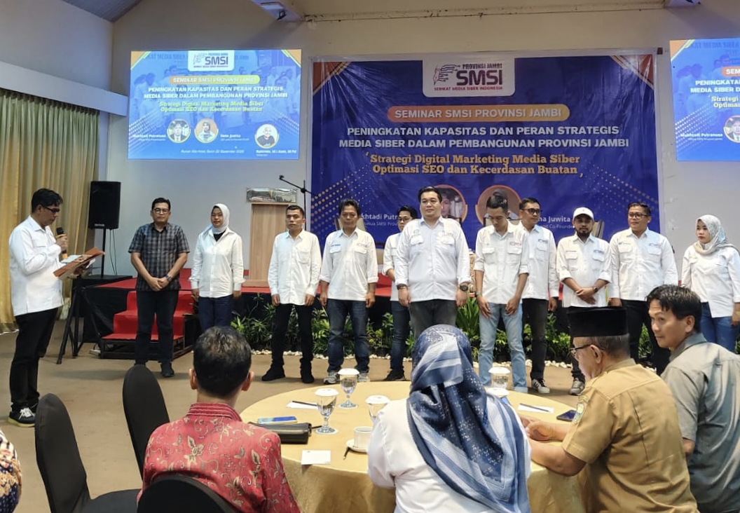 Teng! Ini Nama-nama Pengurus Forum Pemred SMSI Provinsi Jambi