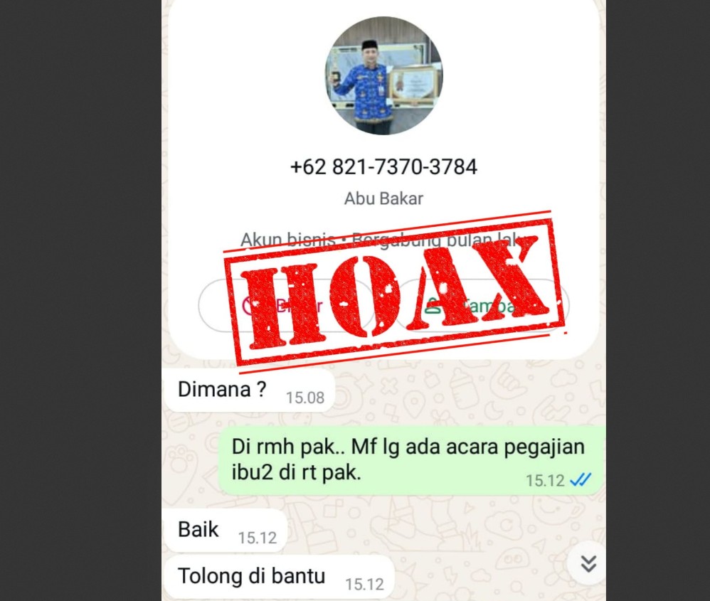 Waspada! Ada Akun WA Mengatasnamakan Kadis Kominfo Kota Jambi