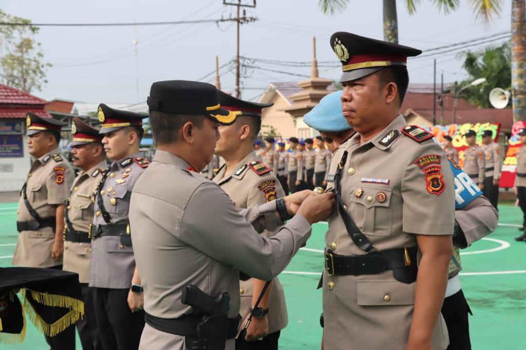 Sertijab Sejumlah PJU Polres Tanjab Barat, Berikut Nama-namanya