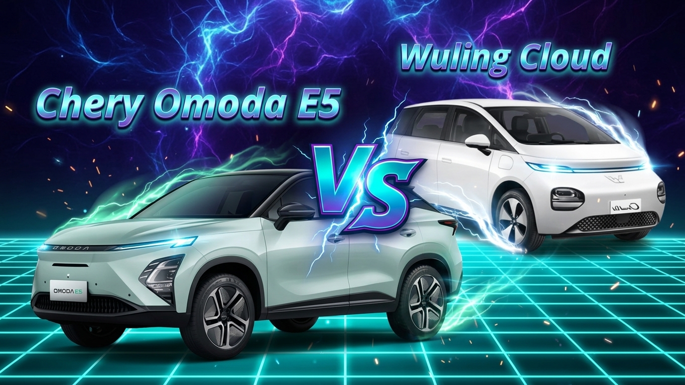 Persaingan Mobil Listrik China: Chery Omoda E5 vs Wuling Cloud EV, Mana yang Layak Dipilih?
