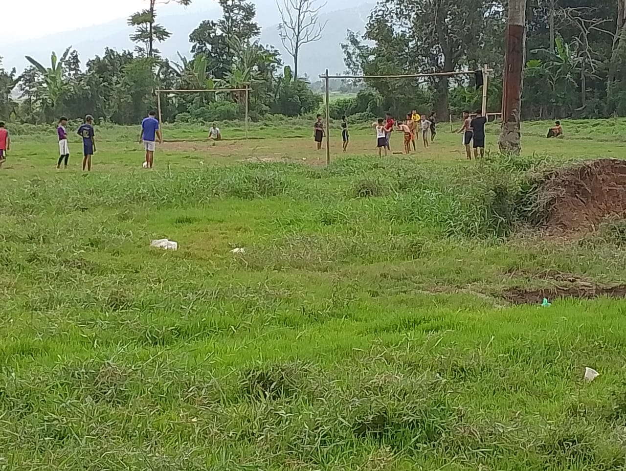 Kemarau di Jambi Bikin Kekeringan, Lahan Sawah di Kerinci Jadi Lapangan Bola Dadakan