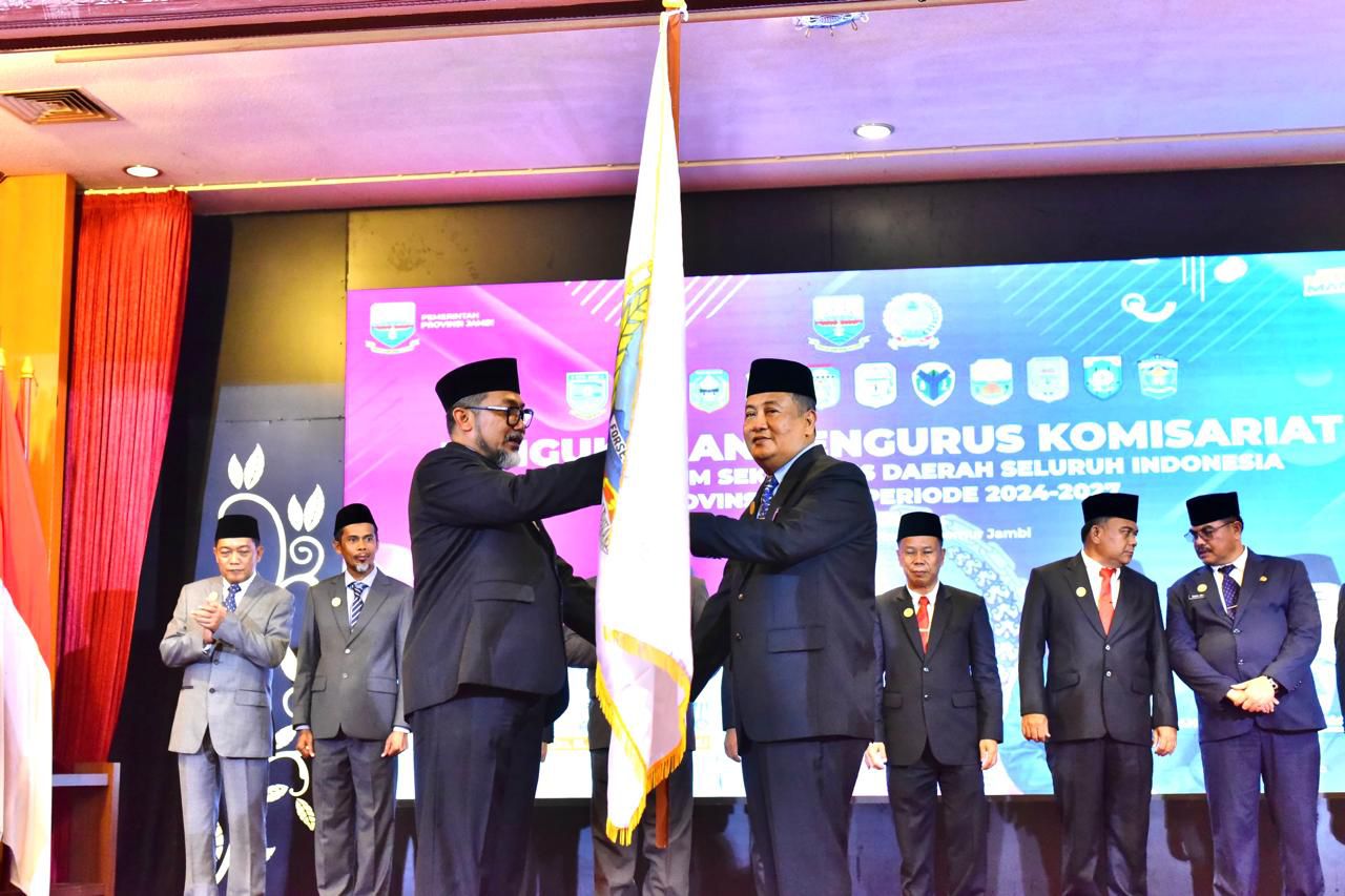 Sekda A Ridwan Dikukuhkan Sebagai Ketua Komwil FORSESDASI Provinsi Jambi