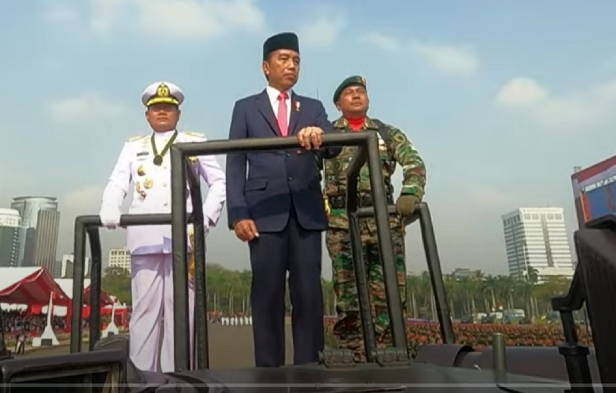Senangnya Jokowi, TNI Selalu Teratas untuk Tingkat Kepercayaan Masyarakat