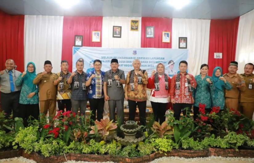 Bupati Tanjabbar Sambut Kunjungan Ketua Tim Klarifikasi Lomba Kelurahan Tingkat Regional