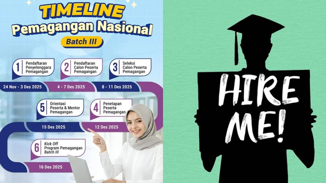 Kesempatan Emas untuk Freshgraduate! Pendaftaran Magang HUB Kemnaker Batch 3 Dibuka, Cek Jadwal dan Syaratnya