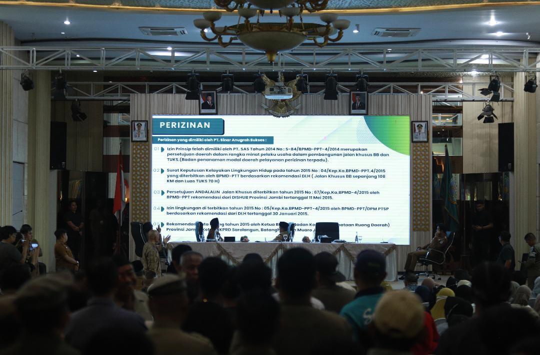 Bantah Langgar Perda RTRW, Ridony: Semua Perizinan PT SAS Clear 