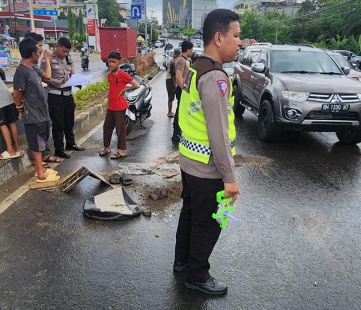 Korban Kecelakaan Maut Dekat SPBU Nusa Indah Kota Jambi Ternyata Pensiunan PNS, Sopir Strada Triton Kabur