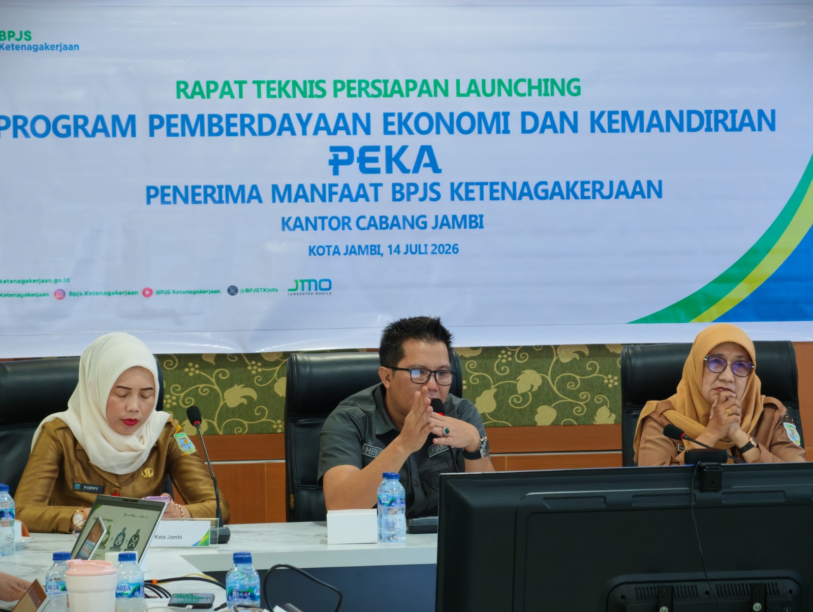 BPJS Ketenagakerjaan Matangkan Persiapkan Launching Program PEKA di Jambi
