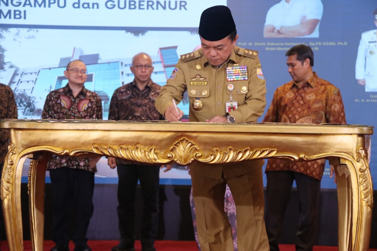 Gubernur Jambi Al Haris Bersama RS Vertikal Kemenkes Teken MoU Tingkatkan Layanan Prioritas