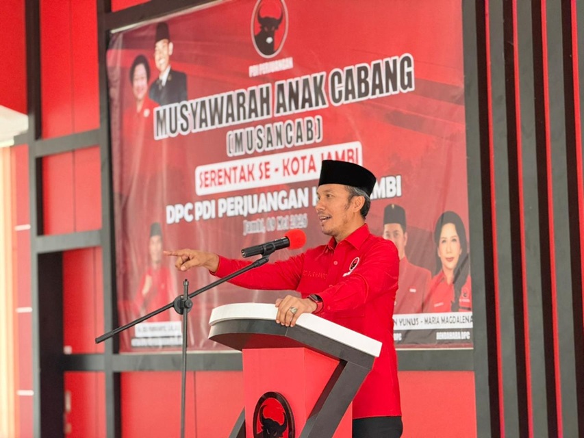 DPD PDI Perjuangan Jambi Rampungkan Musancab dan Pelantikan 144 PAC, Target Menang Pemilu 2029