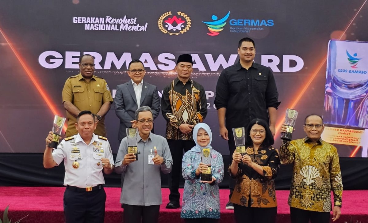 Kemenkumham Raih Terbaik 2 Penghargaan Germas Award Tahun 2023