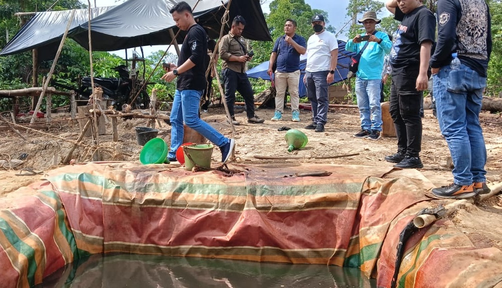 Illegal Drilling Rambah Kawasan PT Reki, Ditreskrimsus Polda Jambi Koordinasi dengan Polda Sumsel