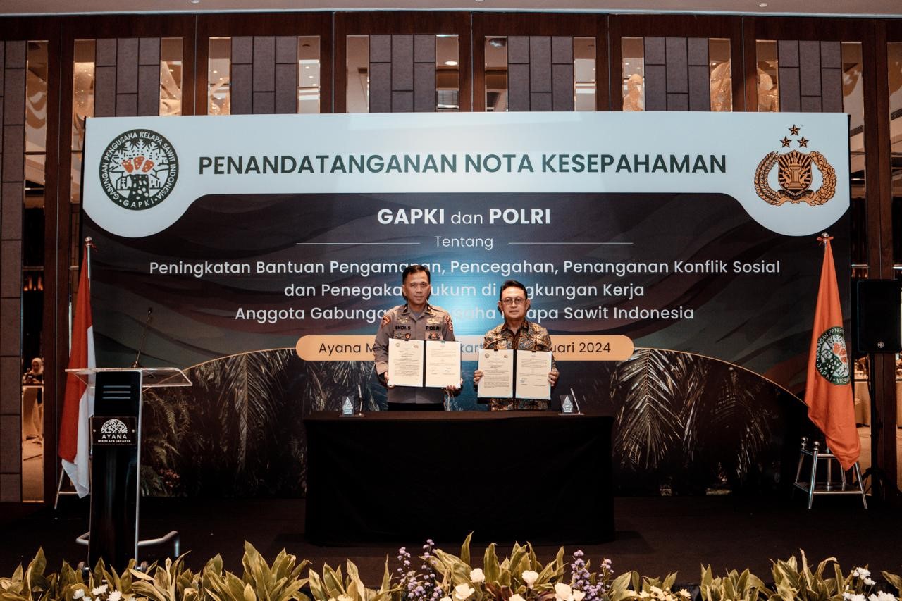 GAPKI dan Polri Saling Berkomitmen Memelihara Keamanan dan Kepastian Hukum di Industri Kelapa Sawit Indonesia
