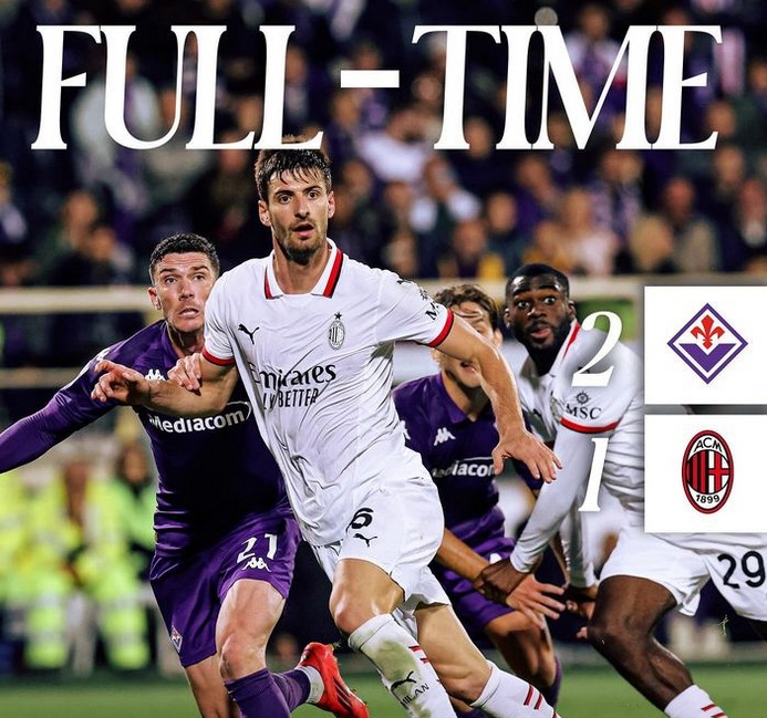 Hasil Mengejutkan: AC Milan Kandas 1-2 Melawan Fiorentina, Penalti Gagal Jadi Kunci!