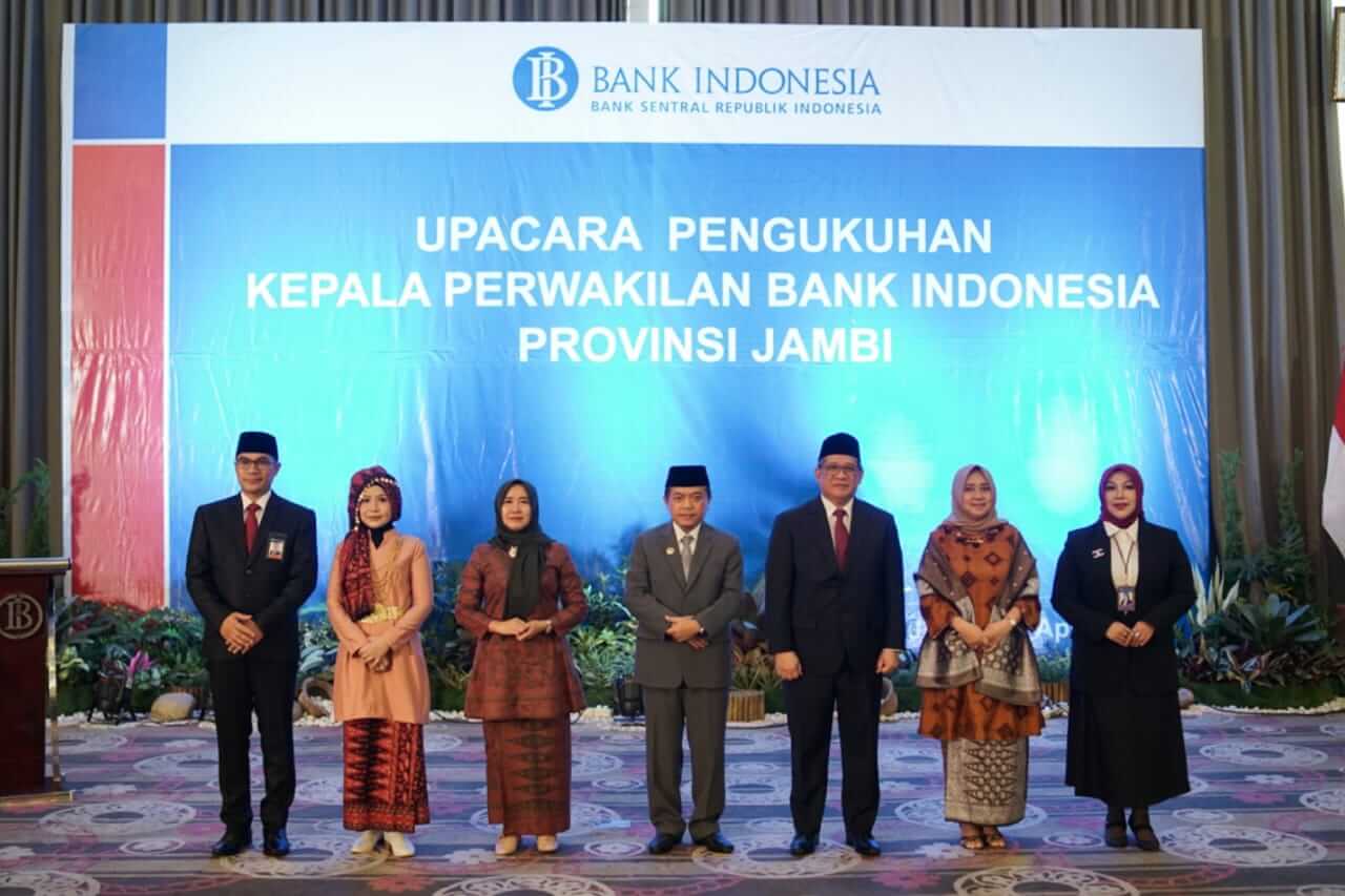 Hermanto Resmi Dilantik sebagai Kepala Perwakilan Bank Indonesia Provinsi Jambi