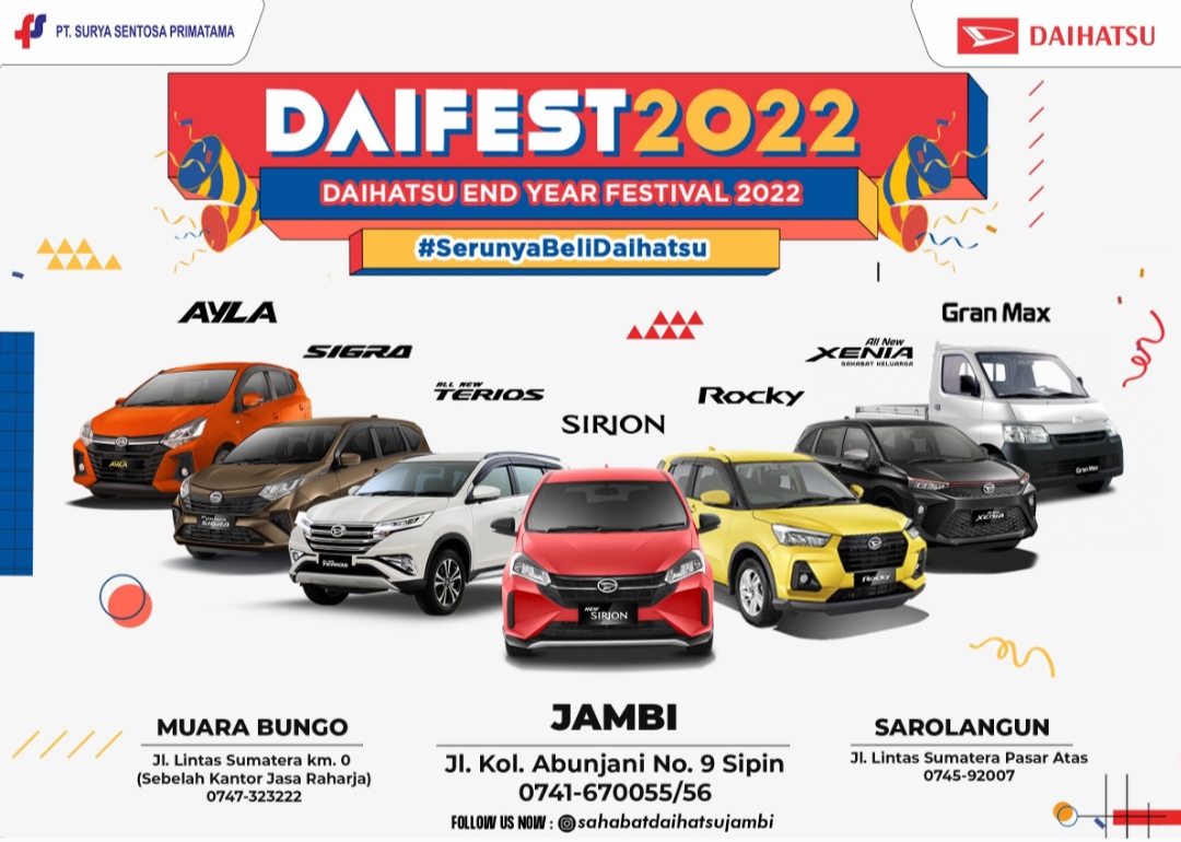 Gebyar DAIFEST 2022 Sambut Akhir Tahun, PT. Surya Sentosa Primatama Siapkan Hadiah Menarik